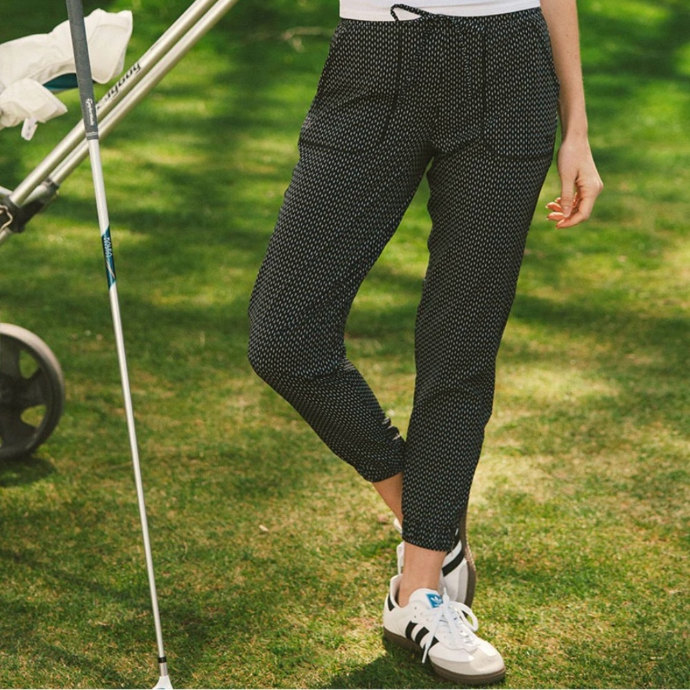 Stylish Black Polka Dot Women's Pants